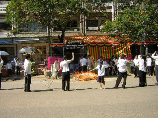 Ceremonie funebre.