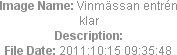 Image Name: Vinmässan entrén klar 
Description: 
File Date: 2011:10:15 09:35:48
