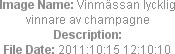 Image Name: Vinmässan lycklig vinnare av champagne
Description: 
File Date: 2011:10:15 12:10:10