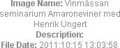 Image Name: Vinmässan seminarium Amaroneviner med Henrik Ungert
Description: 
File Date: 2011:10:...