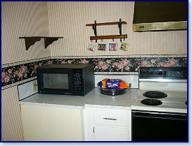 kitchen microwave and grill